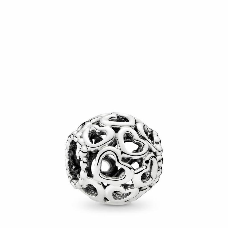 Pandora Hearts All Over Charm NZ, Sterling Silver (895713-RLK)